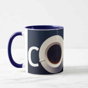 Taza Café Print Mug