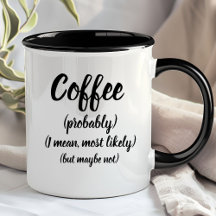 Café, probablemente tazón de café