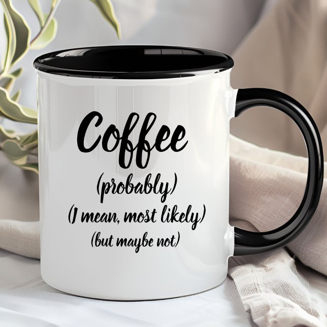 Taza Café, probablemente tazón de café (Coffee, probably, mug)