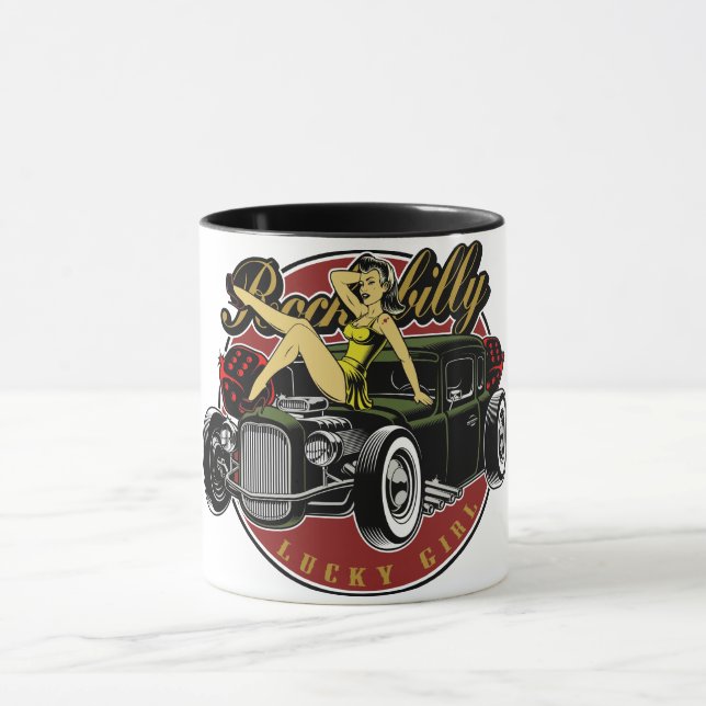Taza Café RatRod Rockabilly (Centro)