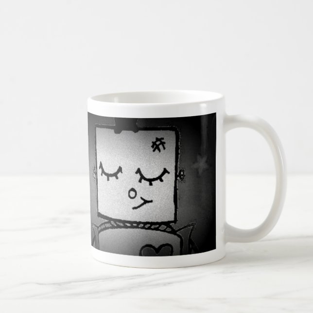 Taza Café Robot Adorable Mug (Derecha)