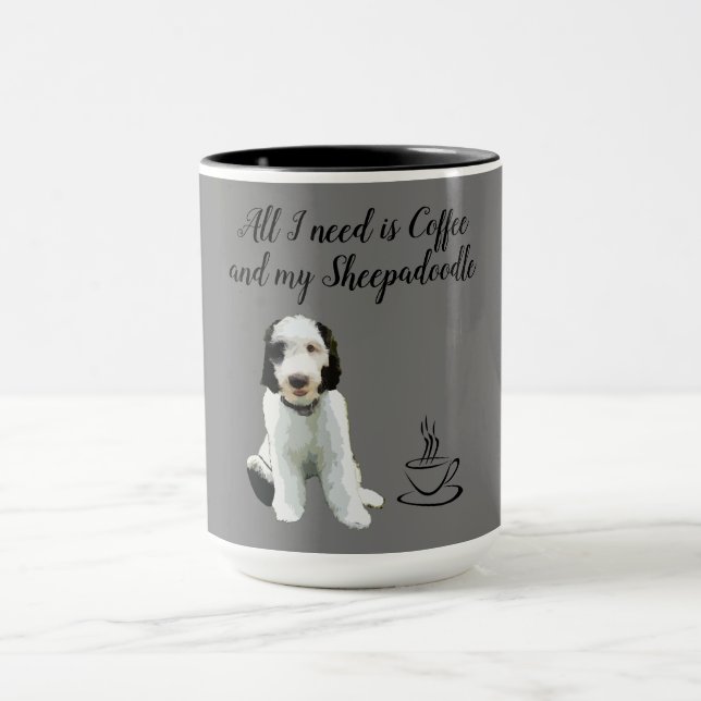 Taza Café Sheepadoodle (Centro)