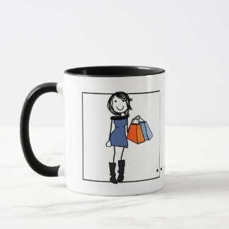 Taza Café shopaholic personalizado
