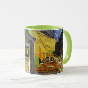 Taza Cafe Terrace de noche de van Gogh