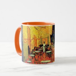 Taza Cafe Terrace de noche por Vincent van Gogh