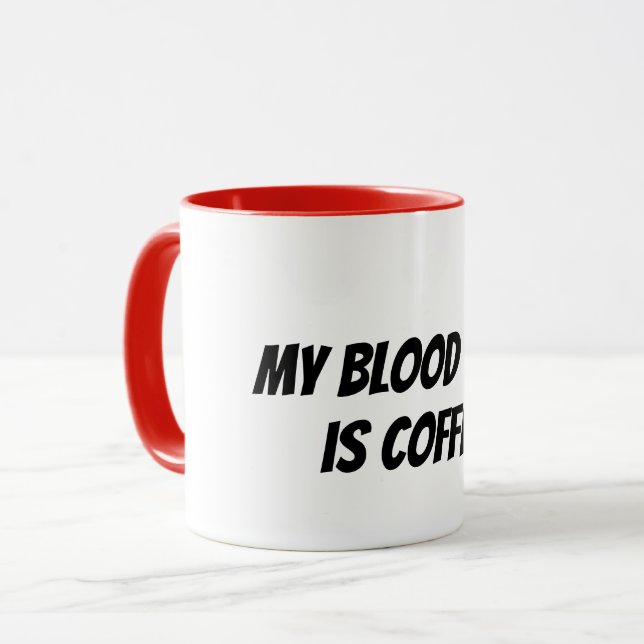 Taza café tipo sangre (Anverso izquierdo)