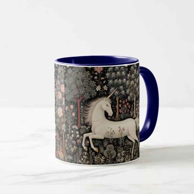 Taza Café unicornio renacentista/taza de té (Anverso derecho)