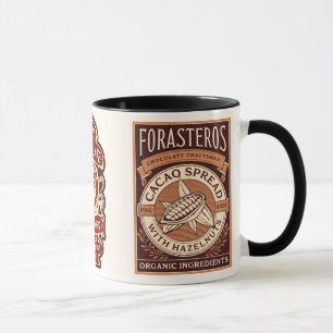 Taza Café vintage Shadbkosha y Cocoa Brown