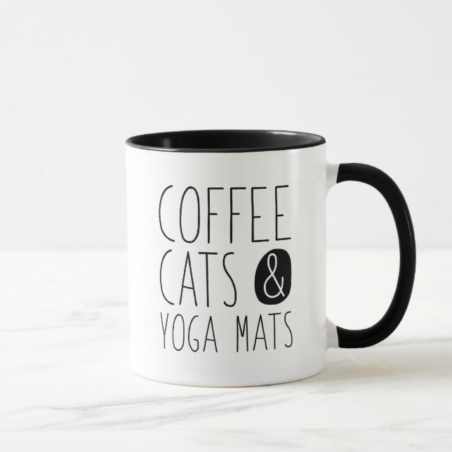 Taza Café Y Mates De Yoga (Derecha)