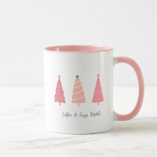 Taza Café y noches acogedoras - Mug de árbol de Navidad