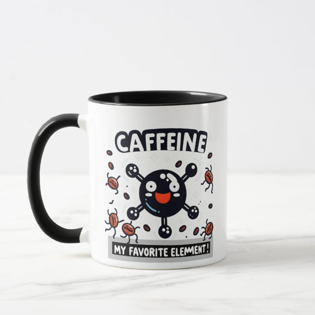 Taza Cafeína: ¡Mi Elemento Favorito! (Izquierda)