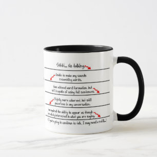 Taza Cafeína Niveles Café Addict Mug - Izquierda Manos