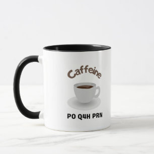 Taza Cafeína VO cada 4h según sea necesario