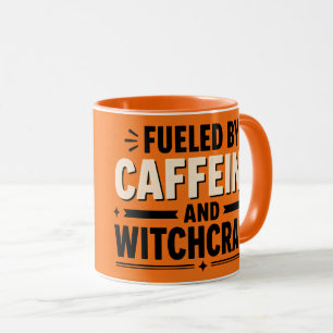 Taza Cafeína y Brujería Halloween Café para Maestros