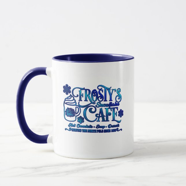 Taza Cafetería de copos de nieve de los navidades Frost (Izquierda)
