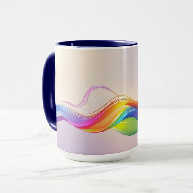 Taza Cafetería moderna cafetería o bar Personalizado Ba (Anverso izquierdo)