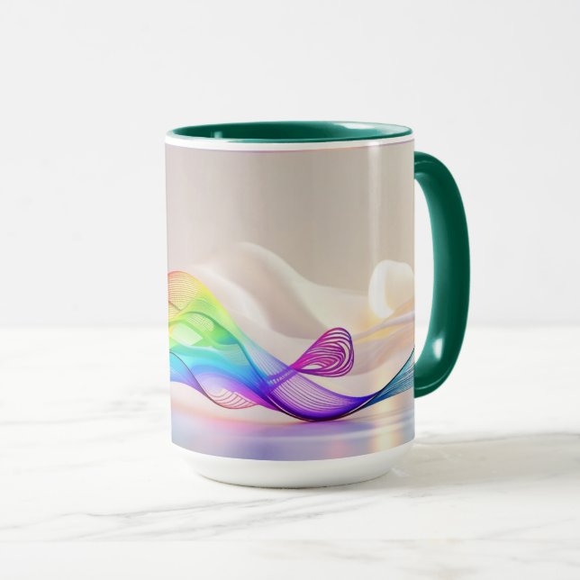 Taza Cafetería moderna cafetería o bar Personalizado Ba (Anverso derecho)