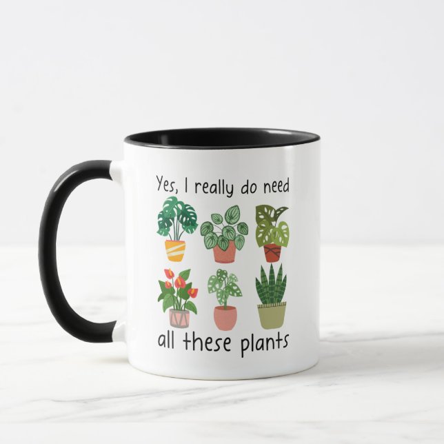 Taza Cafetería para mamá de planta o papá de planta (Izquierda)