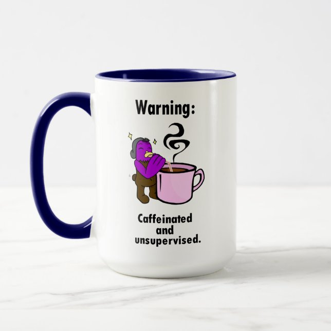 Taza Cafetería y café no supervisado (Izquierda)