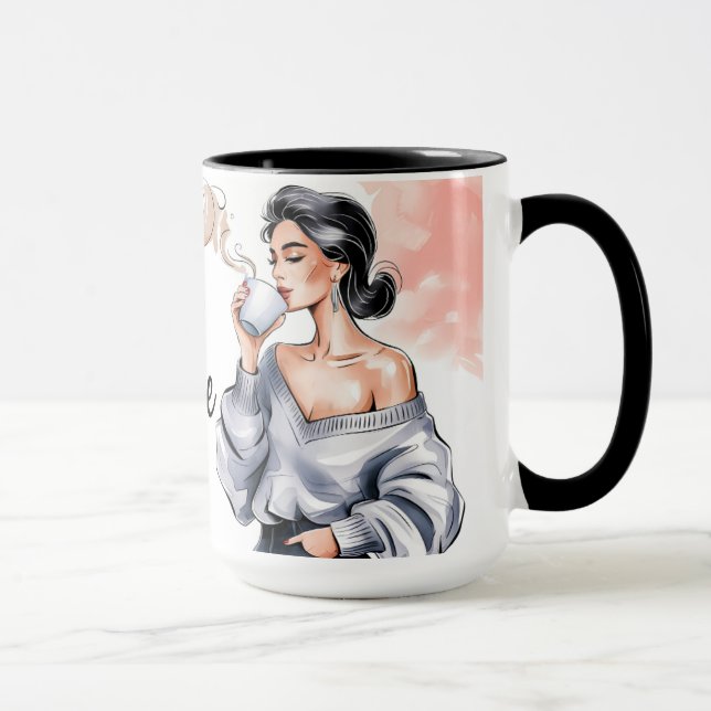 Taza Cafetería y confianza (Derecha)