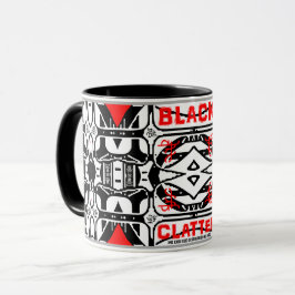 Taza Cafetería y cubiertos de Clatter Negro