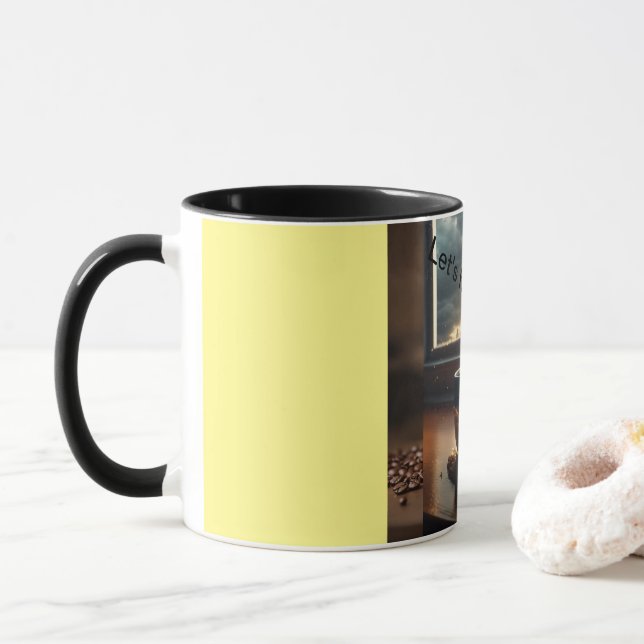 Taza Caffeine Couture: Sip in Style with Every Brew (Con donut)