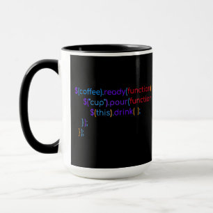 Taza CaffenieJolt: Café JQUERY