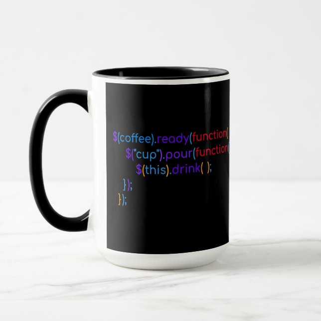 Taza CaffenieJolt: Café JQUERY (Izquierda)