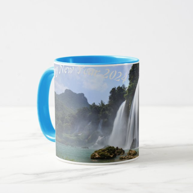 Taza Caída del Año Nuevo (Anverso izquierdo)