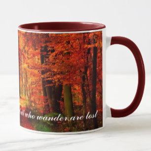 Taza Caída del Camino de Otoño Sale Regalo de Café de T
