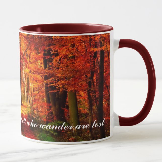 Taza Caída del Camino de Otoño Sale Regalo de Café de T (Subido por el creador)