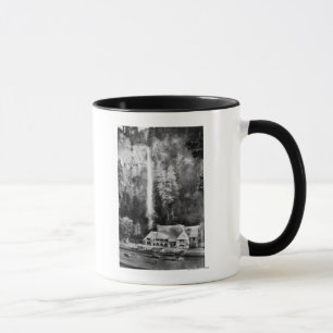 Taza Caídas de Multnomah y fotografía de la casa de