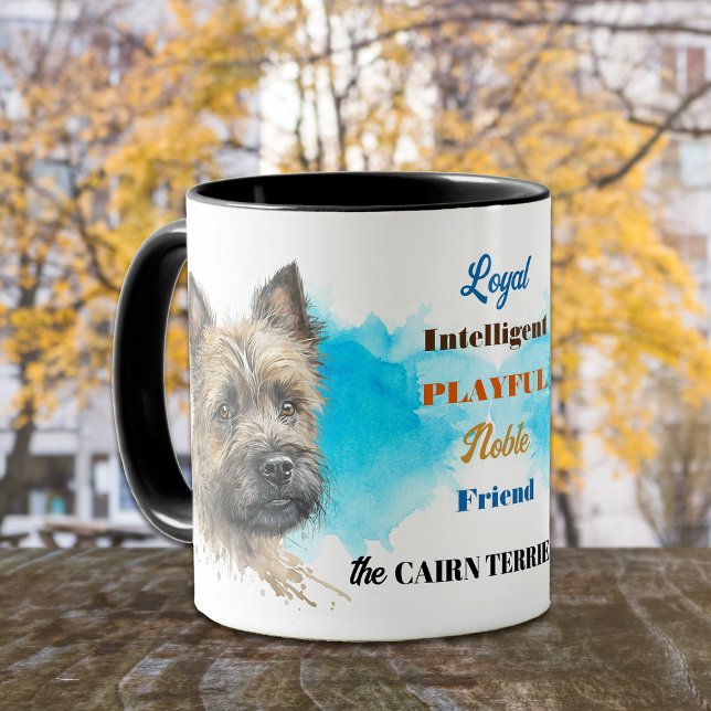 Taza Cairn Terrier Dog Amigo Leal (Subido por el creador)
