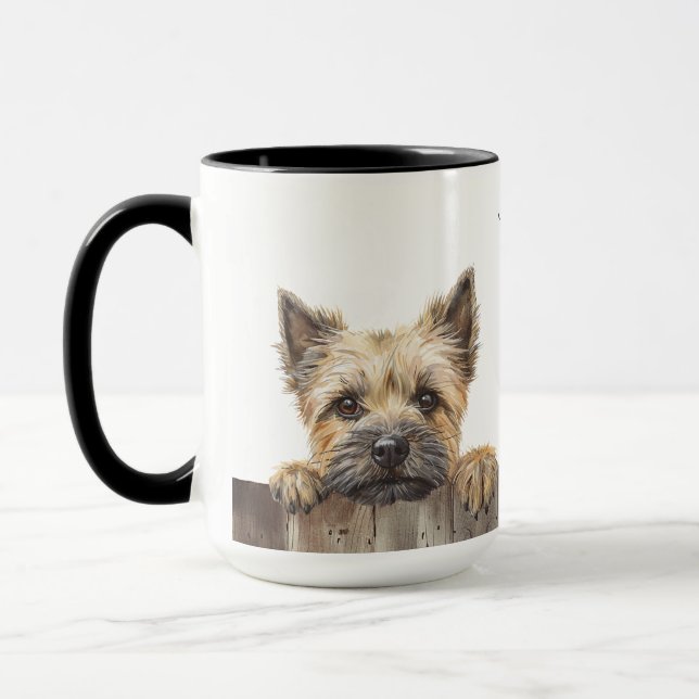 Taza Cairn Terrier Dog Mug (Izquierda)