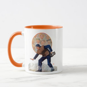 Taza Caja fuerte en la placa