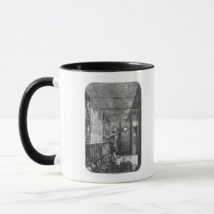 Taza Cajas fuertes en el banco de Francia en París,