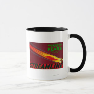 Taza Cajón aerodinámico LabelSanta Clara, CA de la pera