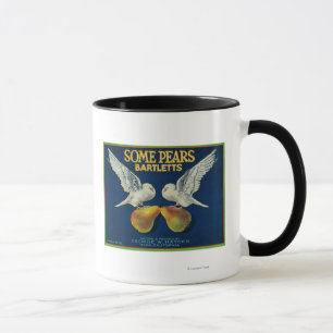 Taza Cajón LabelNapa, CA de la pera de algunas peras