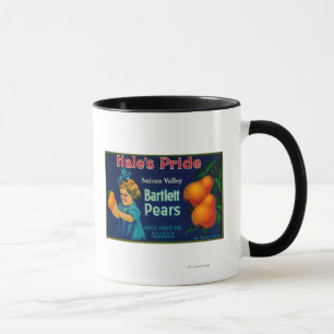 Taza Cajón sano LabelSuisun, CA de la pera del orgullo