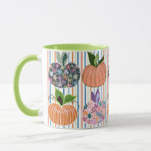 Taza Calabaza a rayas