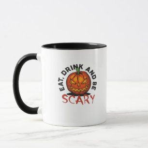 Taza Calabaza Come Bebe Y Sé Espantoso Estilo Vintage