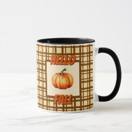 Taza Calabaza de granja Caída Estilo Rústico