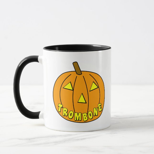 Taza Calabaza de Halloween de Trombone (Izquierda)