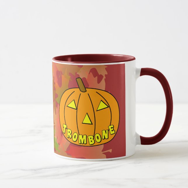 Taza Calabaza de Halloween de Trombone (Derecha)
