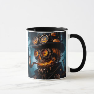 Taza Calabaza de Halloween Steampunk Gótico
