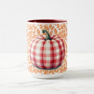Taza Calabaza de platillo de chicharrón lindo hola otoñ