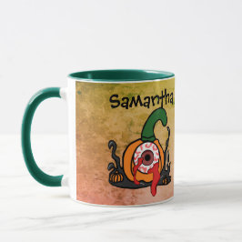 Taza Calabaza de sangre espeluznante personalizada