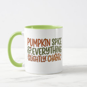Taza Calabaza Especiada & Todo Ligeramente Caótico