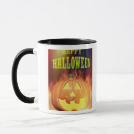 Taza Calabaza espumosa - Mug de Halloween personalizada