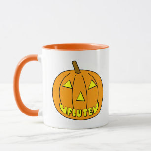 Taza Calabaza Flute Halloween